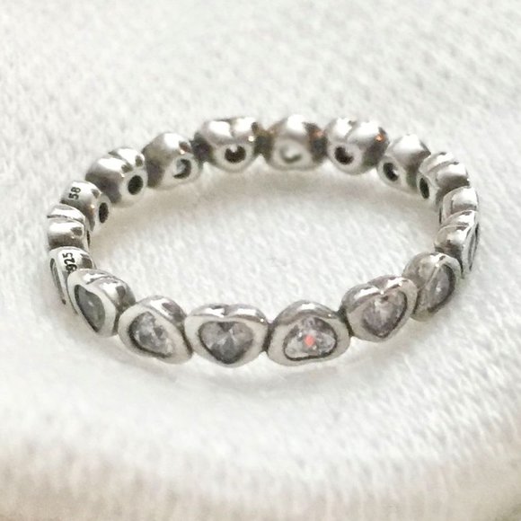 Pandora Silver Heart Ring - Picture 3 of 4
